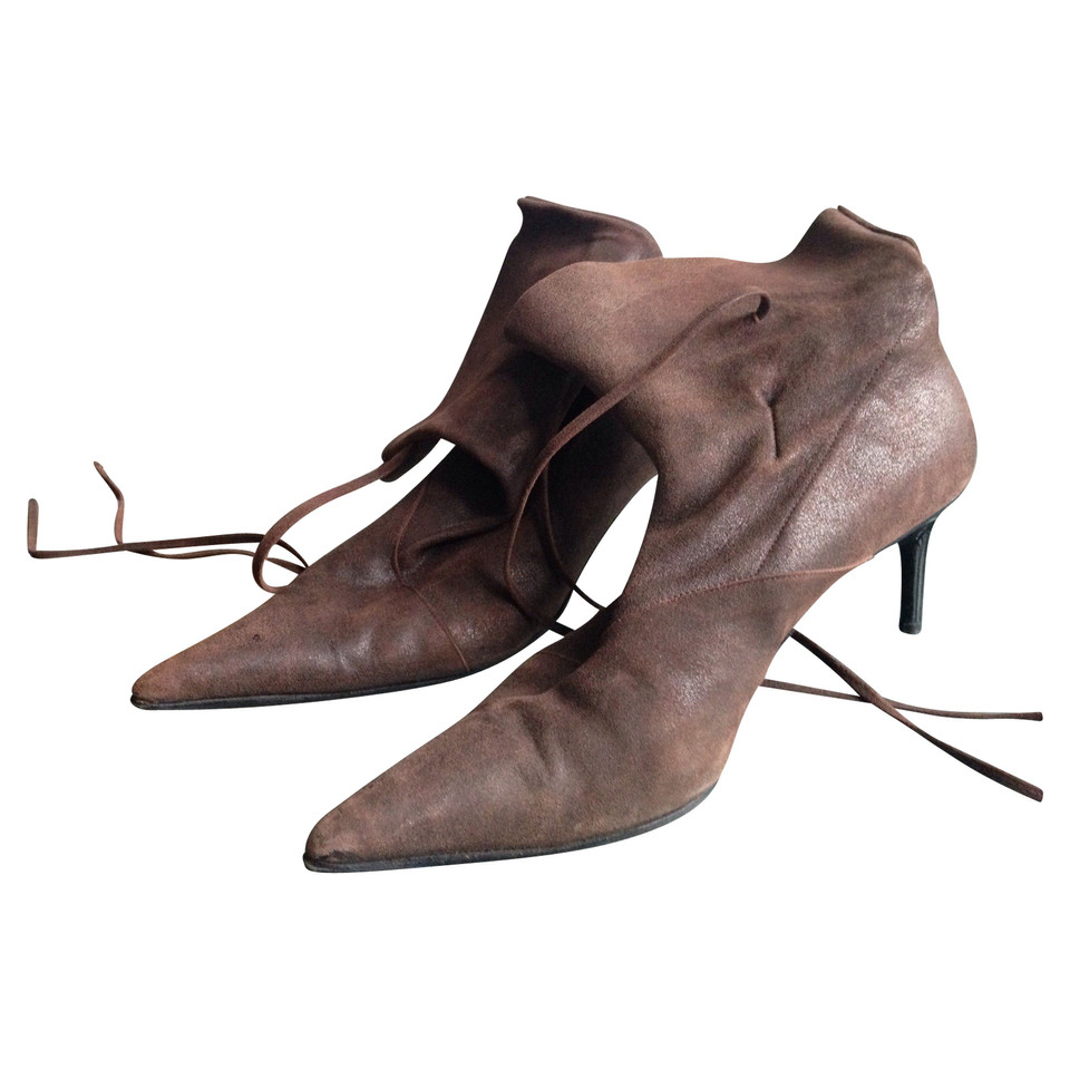 Just Cavalli Ankle boots Suede in Brown