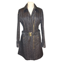 Aigner Quilted coat with waist belt