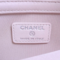 Chanel Clutch en Toile en Rose/pink