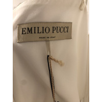 Emilio Pucci Robe en Viscose en Blanc