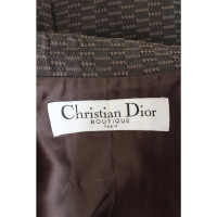Christian Dior Jas/Mantel Katoen in Bruin
