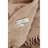Balmain Schal/Tuch aus Wolle in Ocker