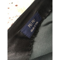 Piu & Piu Trousers Leather in Black