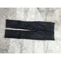 Piu & Piu Trousers Leather in Black