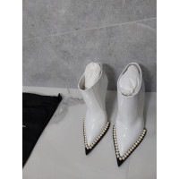 Dolce & Gabbana Bottines en Cuir en Blanc
