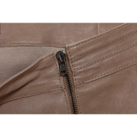 Inès & Maréchal Trousers Leather in Beige