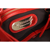 Vanessa Bruno Handtasche aus Leder in Rot