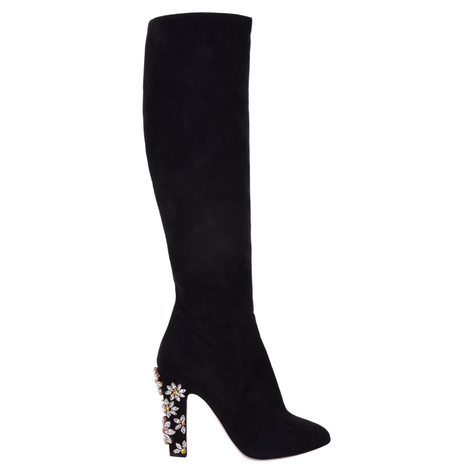 Dolce & Gabbana Boots Suede in Black