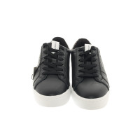 Calvin Klein Jeans Sneaker in Pelle in Nero