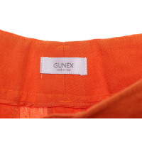 Gunex Paire de Pantalon en Lin en Orange