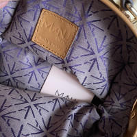 Manu Atelier Ruched Demi Bag aus Leder