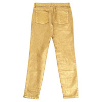 Chanel Jeans Cotton in Gold
