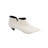 Céline Ankle boots Leather in White
