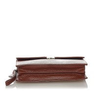 Burberry Clutch Bag Leather in Brown