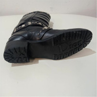 Dior Laarzen Leer in Zwart