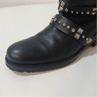 Dior Laarzen Leer in Zwart