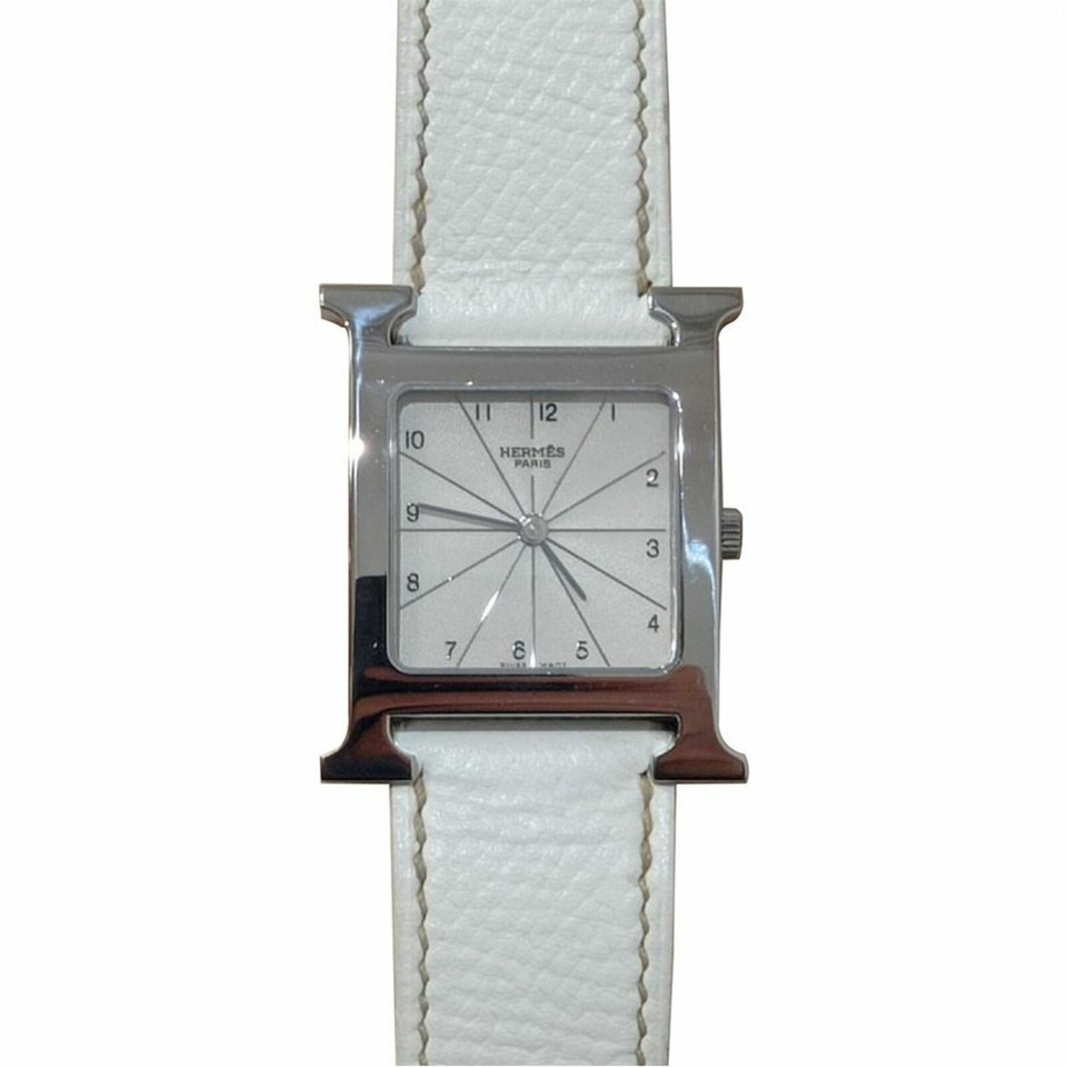 Hermès Watch Steel in White