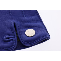 Hermès Guanti in Pelle in Blu