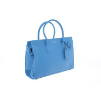 Paule Ka Shopper en Cuir en Bleu