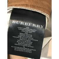 Burberry Hose aus Leinen in Beige