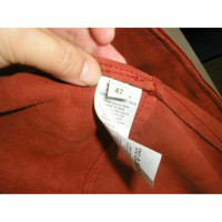 Maliparmi Jacke/Mantel aus Leder in Rot