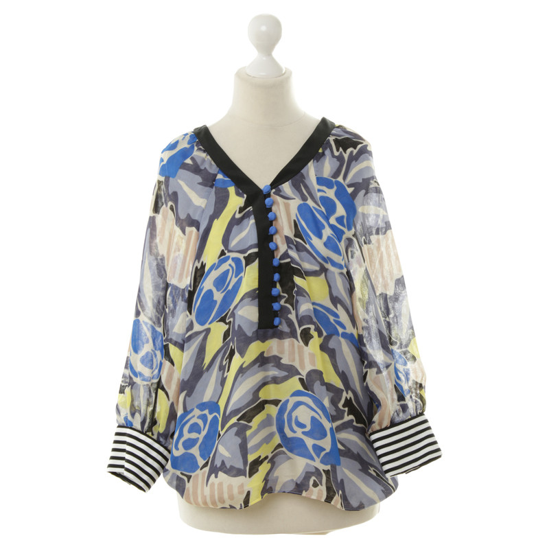 Cacharel Blouse with patterns 