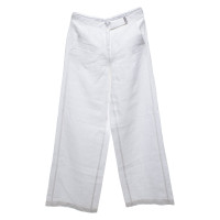 Armani Collezioni Pantaloni di lino in bianco