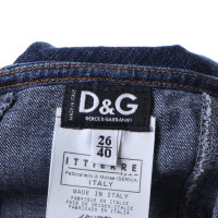 D&G Robe en jean en bleu