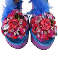 Dolce & Gabbana Sandaletten mit Brosche 