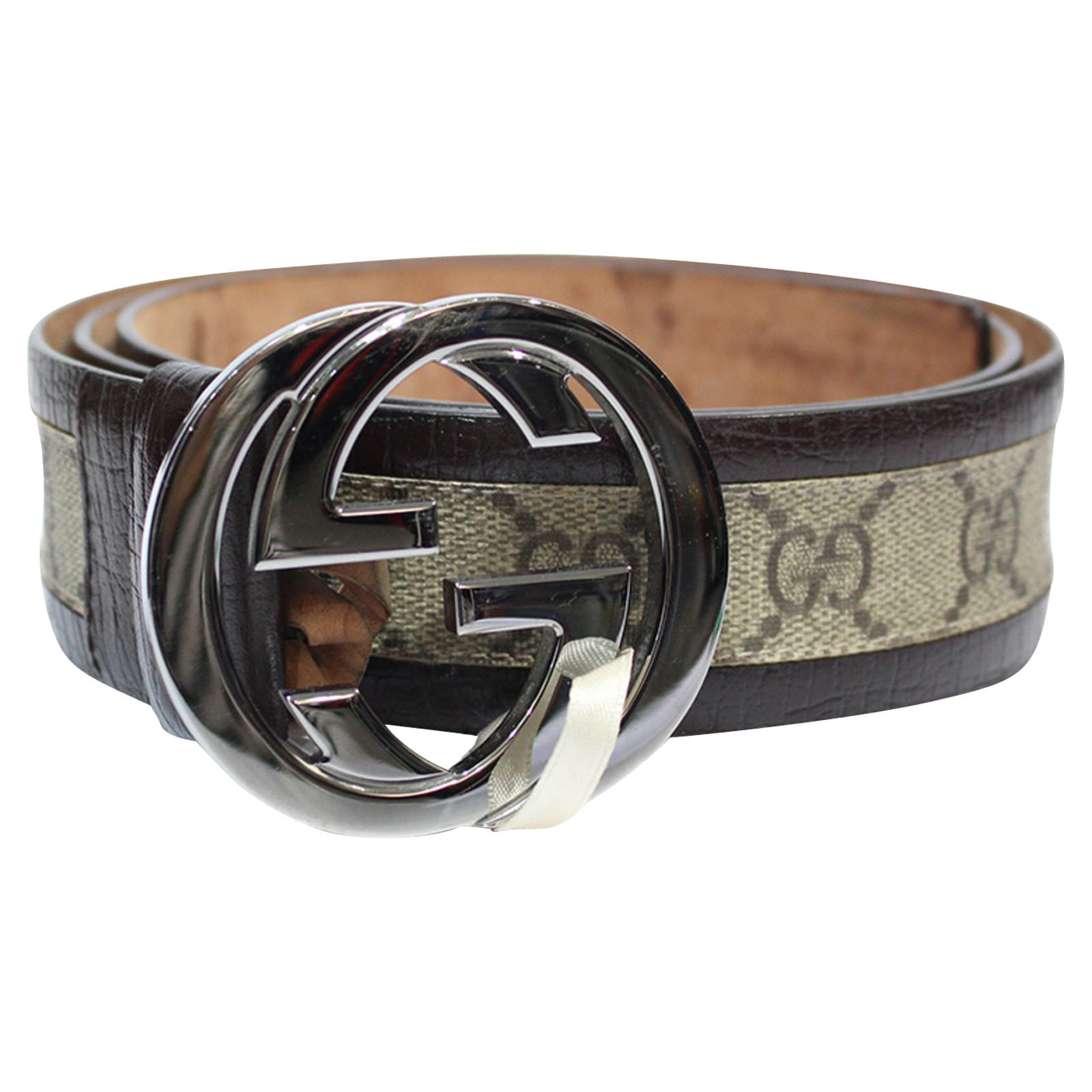 Gucci Belt Canvas in Brown - Second Hand Gucci Belt Canvas in Brown buy used  for 220€ (4066775)