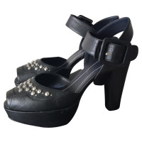 Sonia Rykiel Sandals Leather in Black