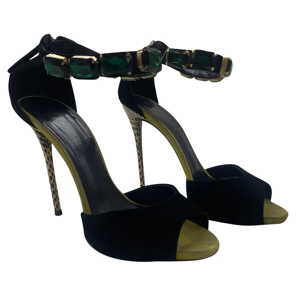 Giuseppe Zanotti Sandals Suede in Black