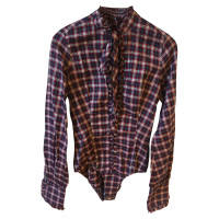 Dsquared2 Blouse body with plaid pattern