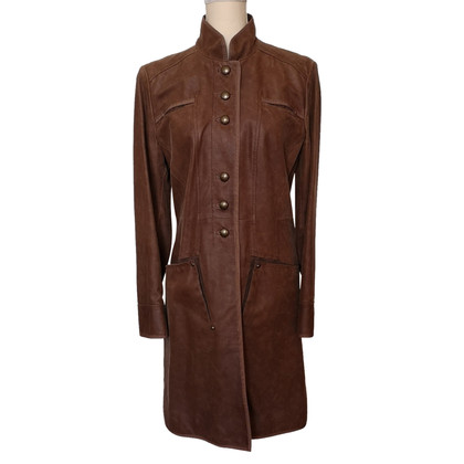 Sportmax Jacket/Coat Leather in Brown