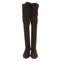 Robert Clergerie Boots Suede in Brown