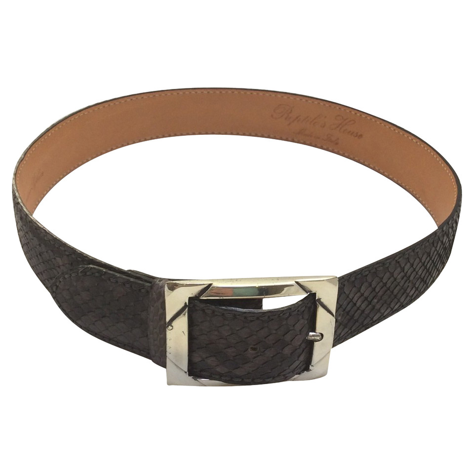 Reptile's House riem Python Leather