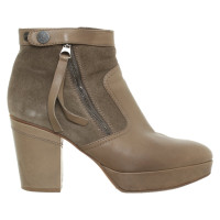 Acne Ankle boots Leather in Olive