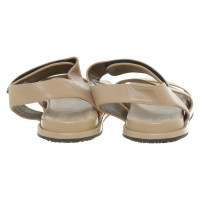 Marni Sandalen aus Leder in Beige