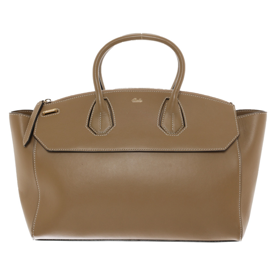 Bally Handbag Leather in Ochre