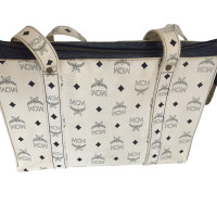 Mcm Shopper Leather in White