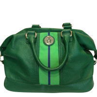 Tommy Hilfiger Handtasche aus Leder in Grün