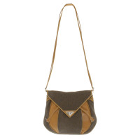 Yves Saint Laurent Borsa a tracolla in marrone