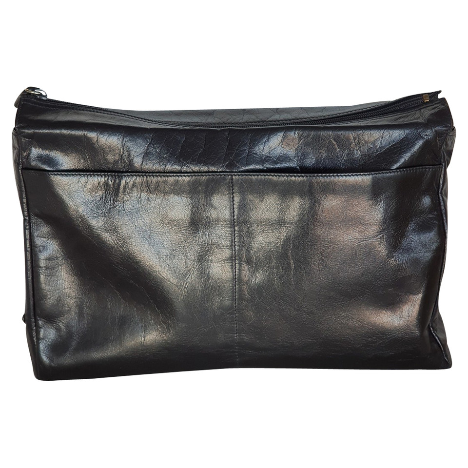 Prada Clutch Bag Leather in Black