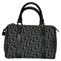 Christian Dior Handtas Canvas in blauw