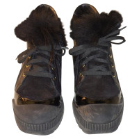 Baldinini Chaussures à lacets en Cuir en Noir