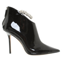 Jimmy Choo Stivaletti in Pelle verniciata in Nero