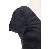 Armani Jeans Kleid aus Baumwolle in Schwarz