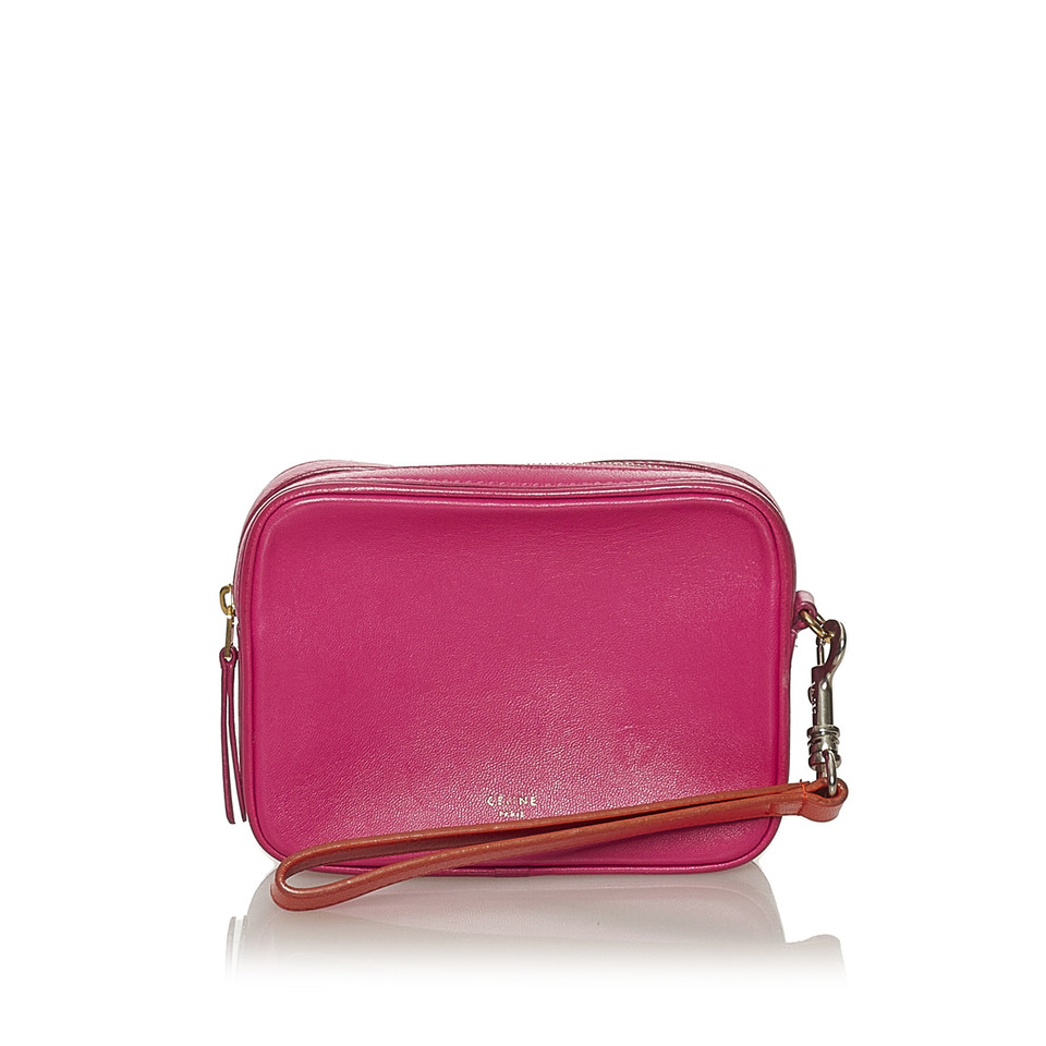 Céline Bag/Purse Leather in Pink