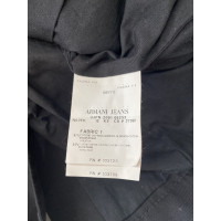 Armani Jeans Veste/Manteau en Coton en Noir