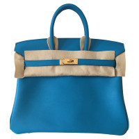 Hermès Birkin Bag 25 Leather in Blue